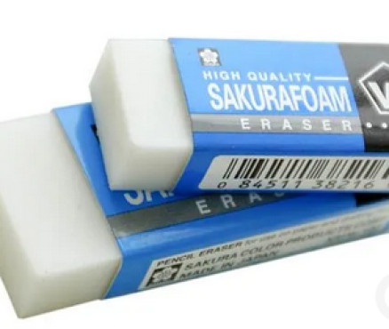 Sakura Foam Eraser - ιαπωνική γόμα για χαρτιά (43χ17χ10,3χιλ)